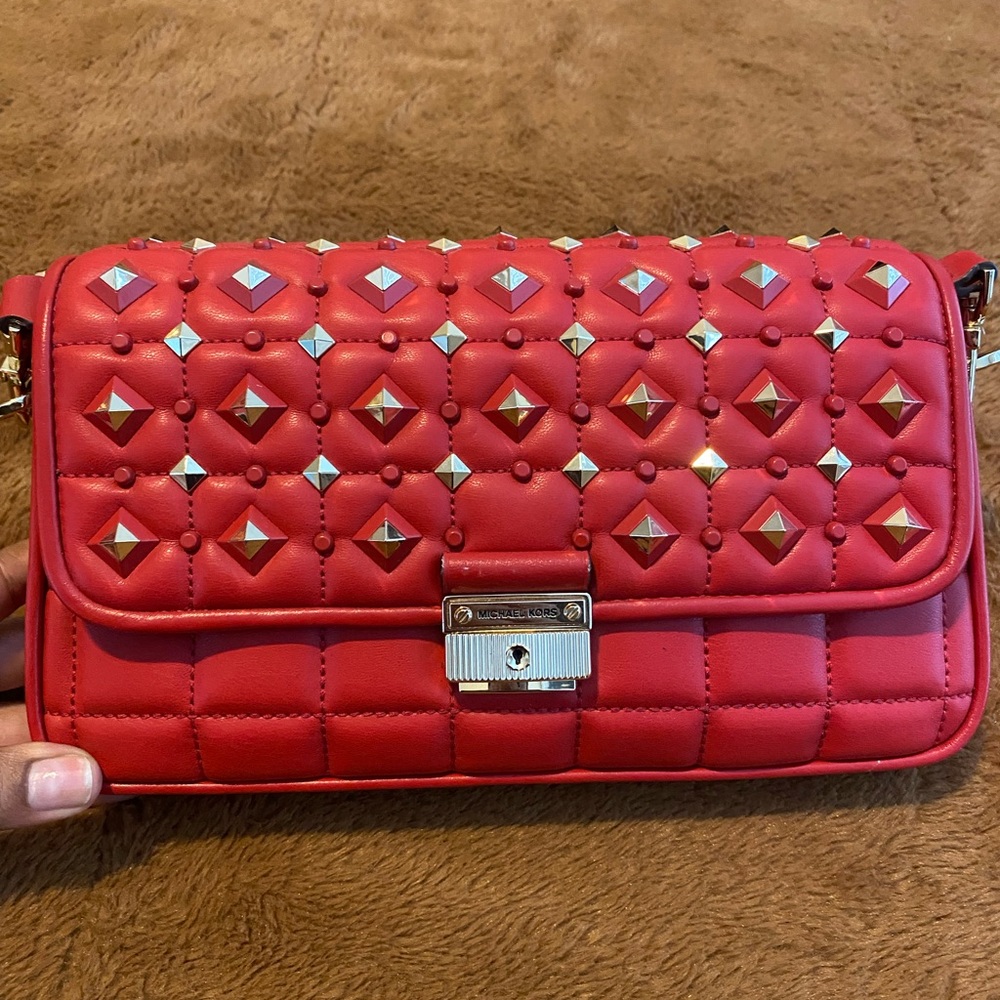 Michael Kors Studded Clutch Purse
